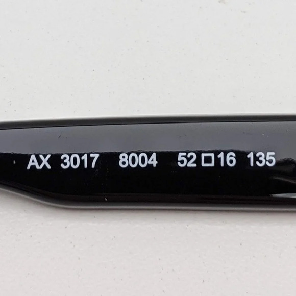 🕶️Armani Exchange AX3017 8004 Eyeglasses 52/16 135 /KAB543🕶️ - Picture 3 of 6
